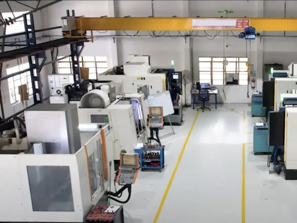 CNC Machining Center Workshop