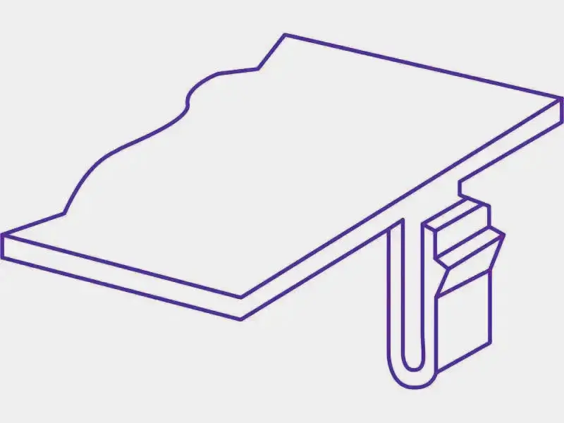 U Shaped Snap fits Design