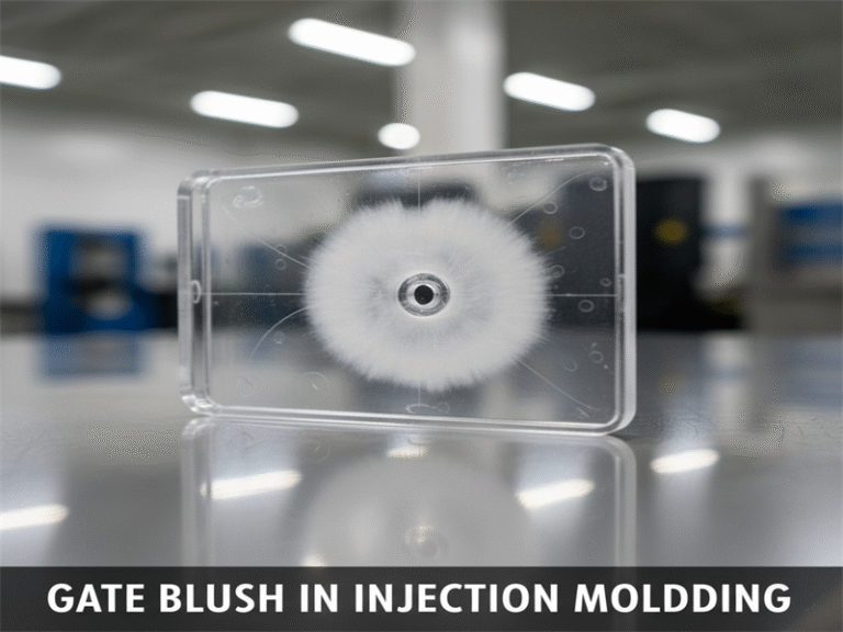 Gate Blush Injection Molding