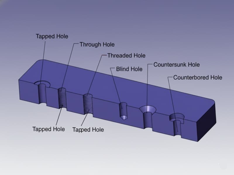 Tapped Hole VS Thread Hole