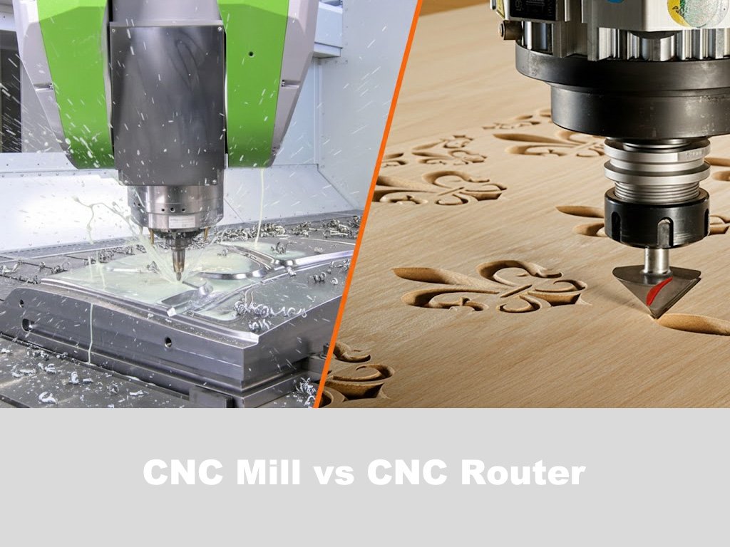 CNC Mill vs CNC Router