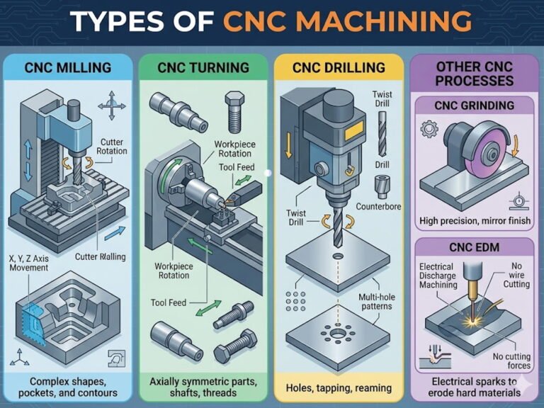 Types of CNC Maching