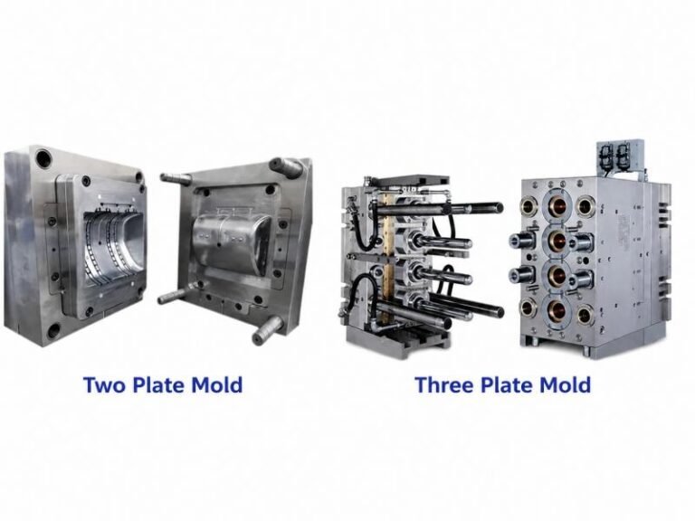 two-plate mold vs three-plate mold