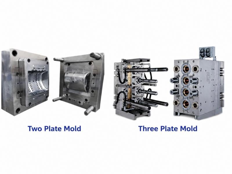 Home 26 two-plate mold vs three-plate mold