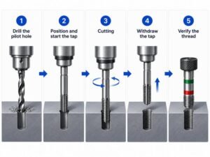 Thread Tapping Step-by-Step Process