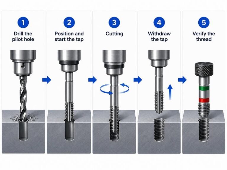 Thread Tapping Step-by-Step Process