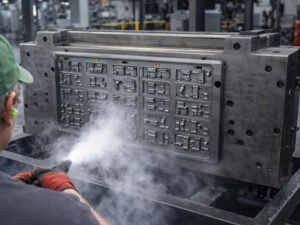 How to Clean Injection Molds: Methods & Tips 5 Dry ice blasting for injection mold cleaning